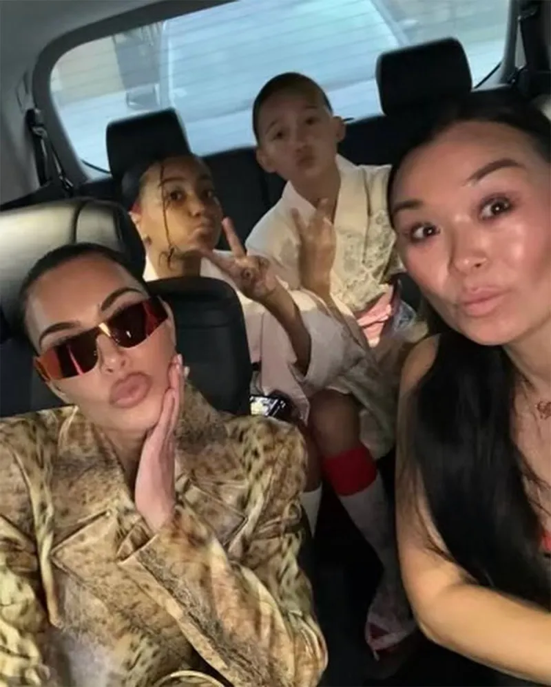 Kim Kardashian Shares Boujee Tokyo Pics with North 2