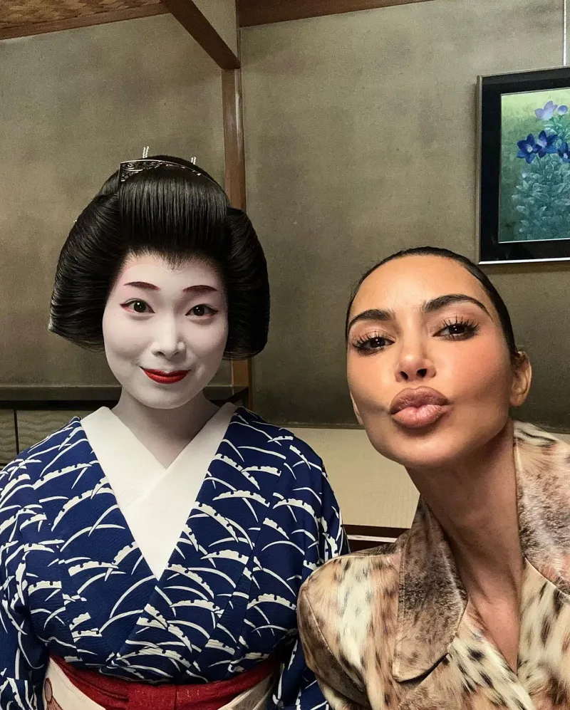 Kim Kardashian Shares Boujee Tokyo Pics with North 3