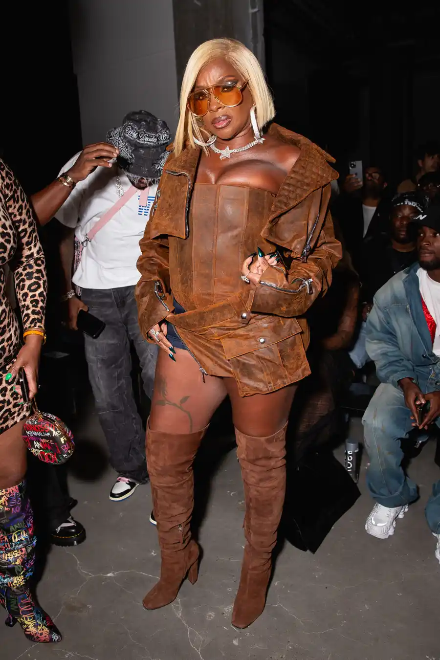 Mary J Blige LaQuan Smith NYFW