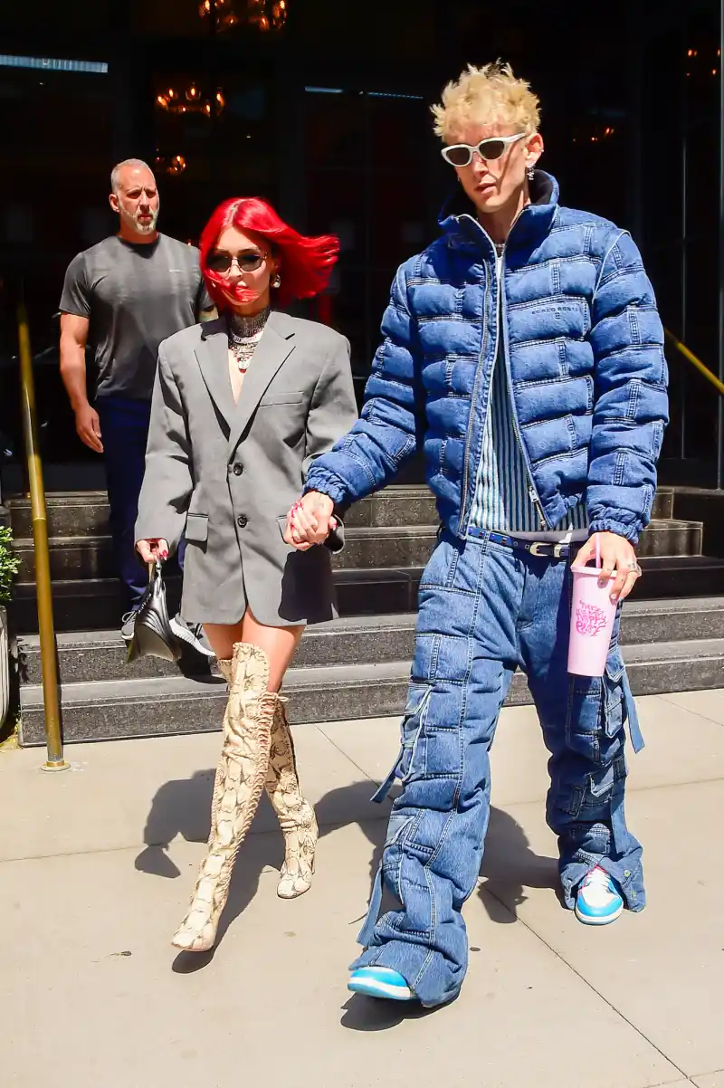 Megan Fox Unveils Cherry Red Bob on Lunch Date With Machine Gun Kelly