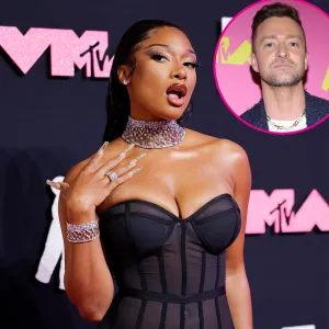 Megan Thee Stallion Appears to Yell at Justin Timberlake Backstage at the 2023 MTV Video Music Awards 506