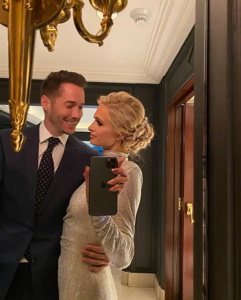 Paris Hilton Celebrates 45 Month Anniversary With Husband Carter Reum