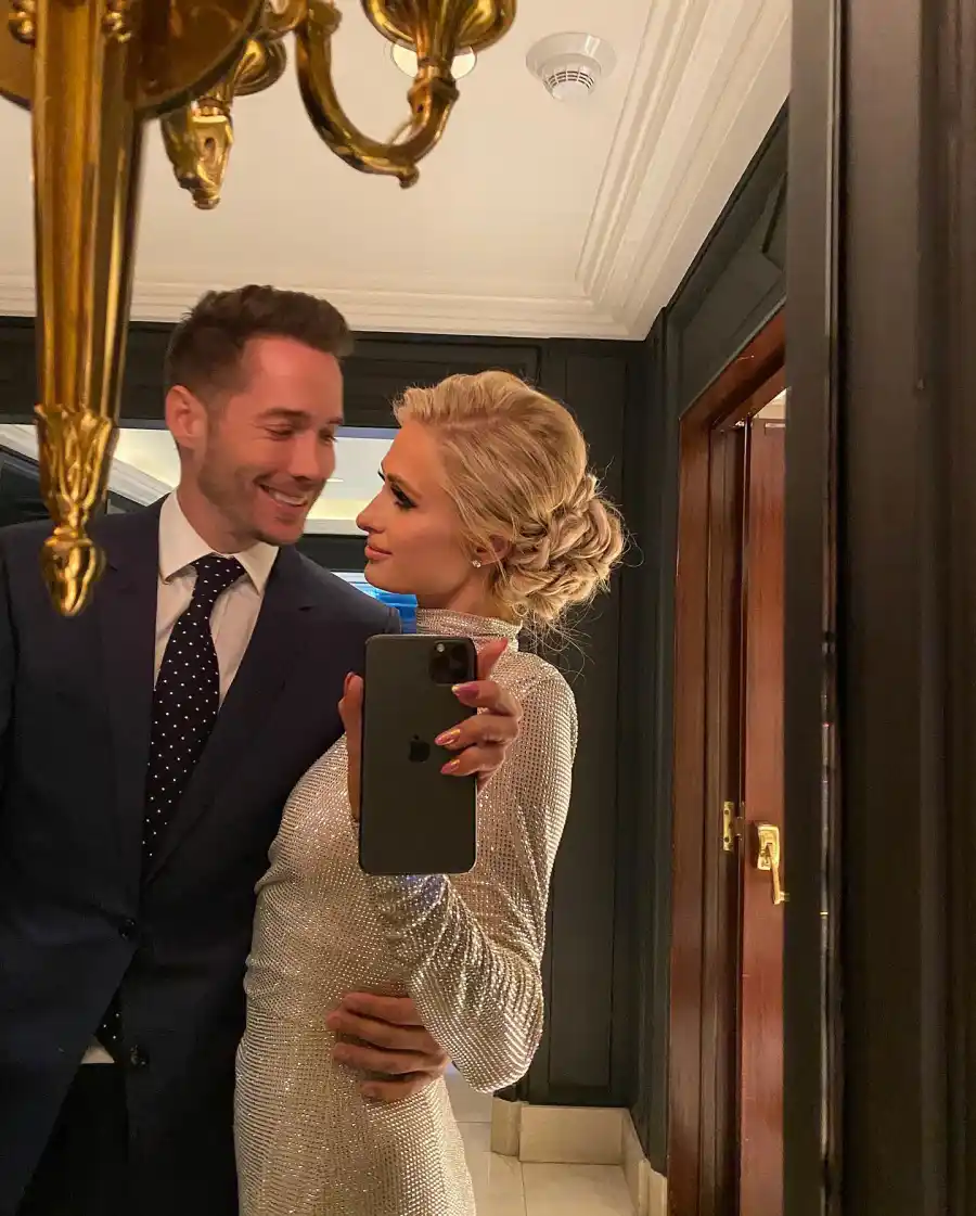 Paris Hilton Celebrates 45 Month Anniversary With Husband Carter Reum