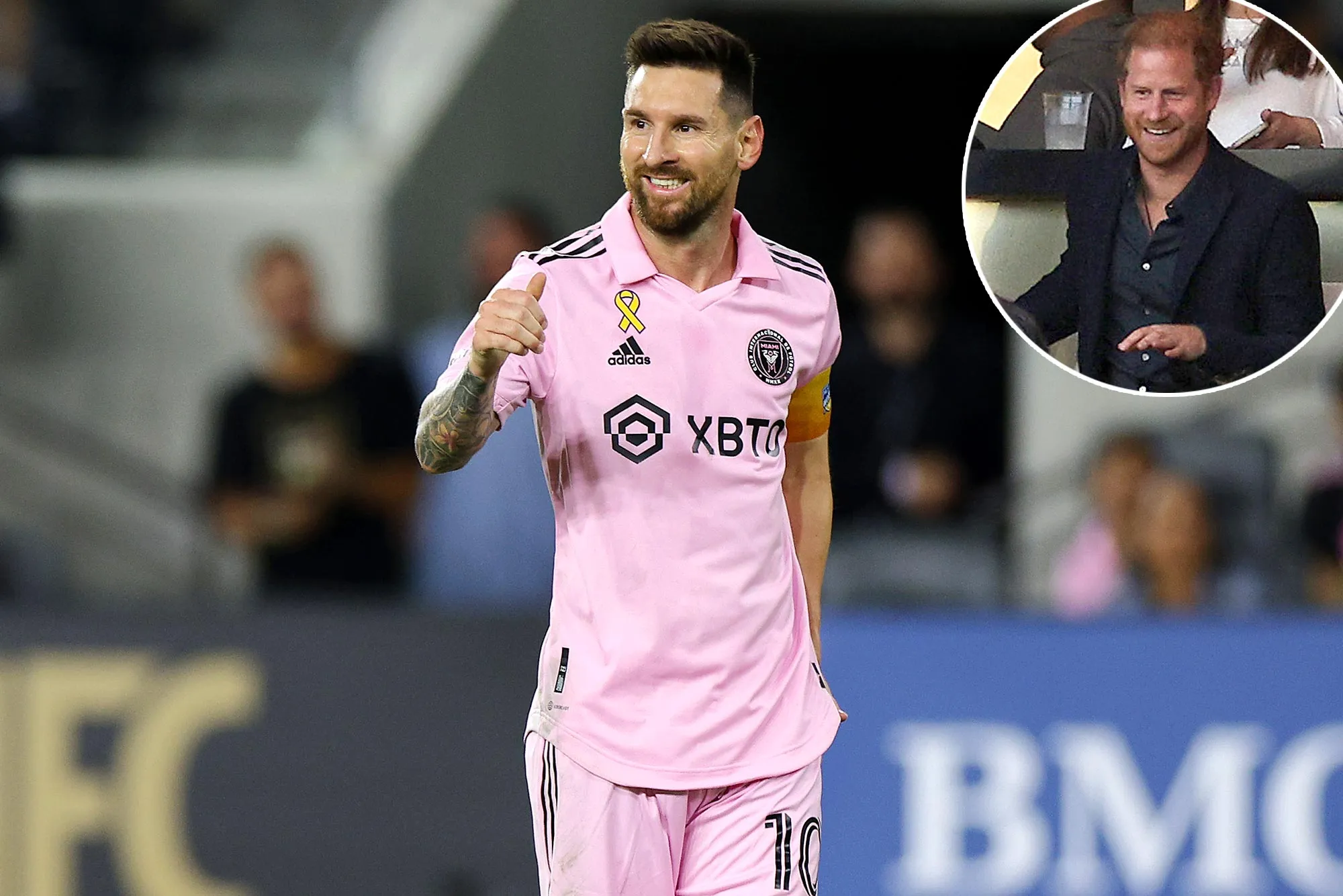 Promo Prince Harry Is on the Edge of His Seat Watching Messi Game 3