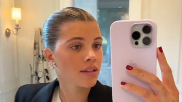 Sofia Richie Demonstrates How to Create Her Sleek Lazy Girl Bun