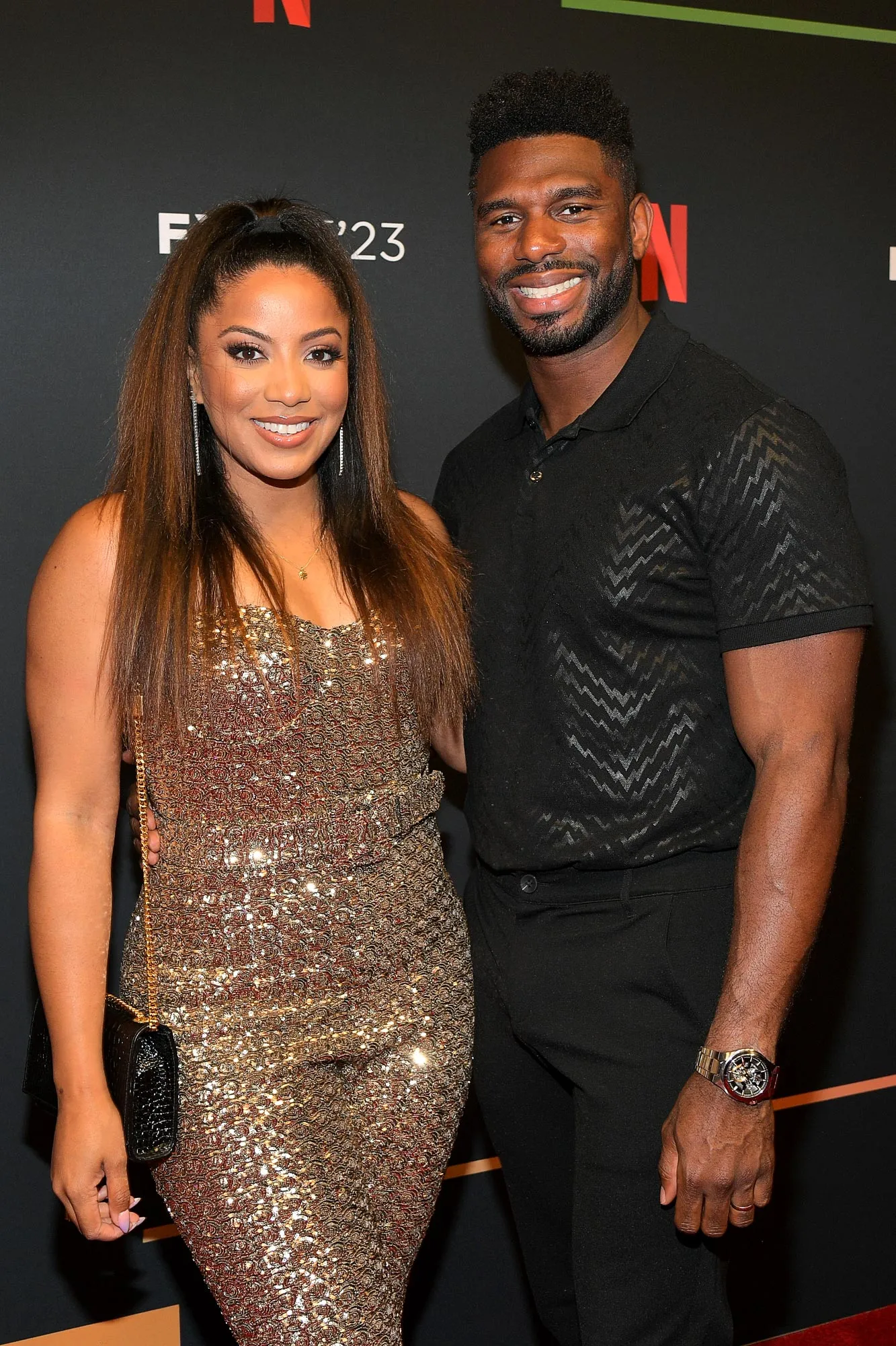 Tiffany Pennywell Brown Brett Brown 423 Tiffany Pennywell Brown and Brett Brown attend FYSEE Reali-Tea | Netflix at Red Studios on May 13, 2023 in Los Angeles