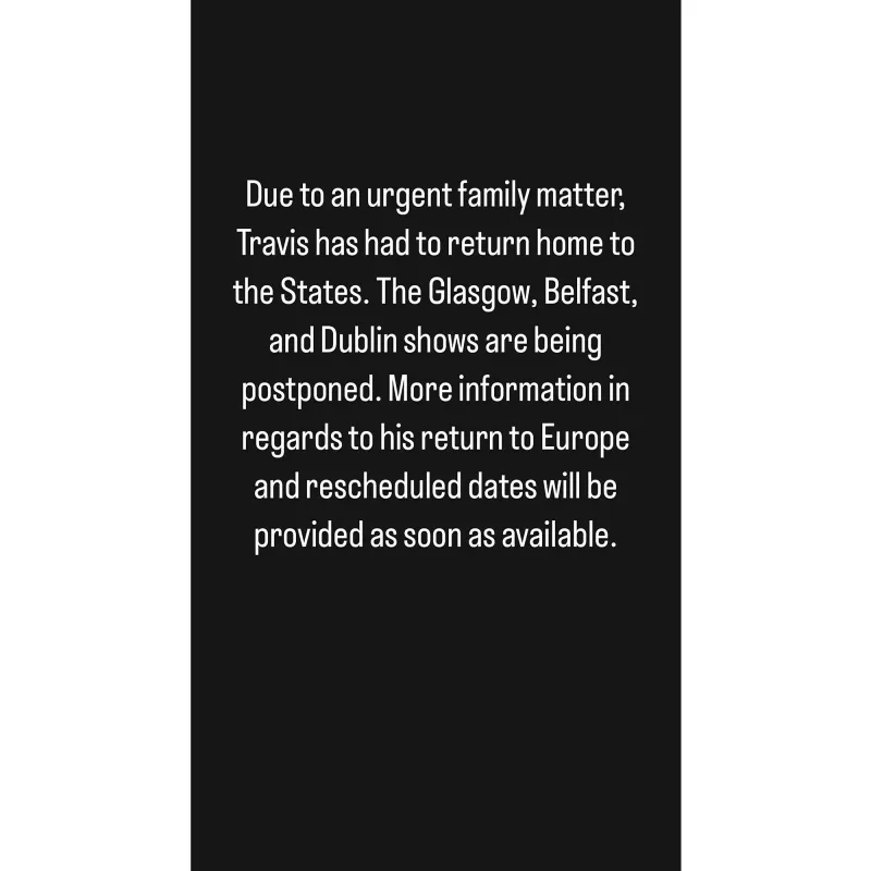 Travis Barker Leaves Blink-182 Tour Early for Urgent Family Matter 2