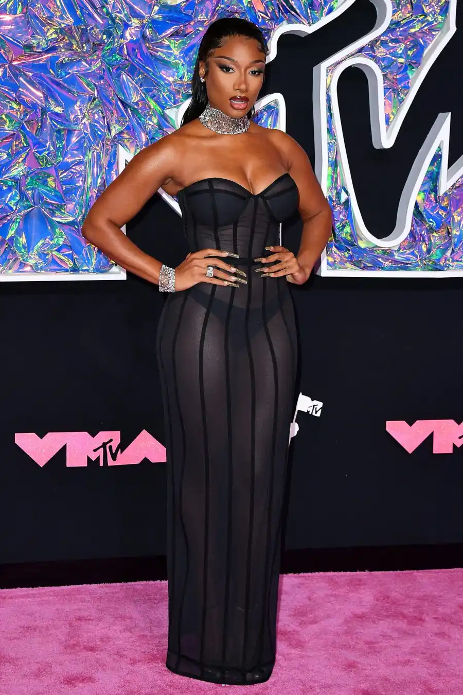 VMA 2023 Red Carpet Arrivals 391 Megan Thee Stallion Feature