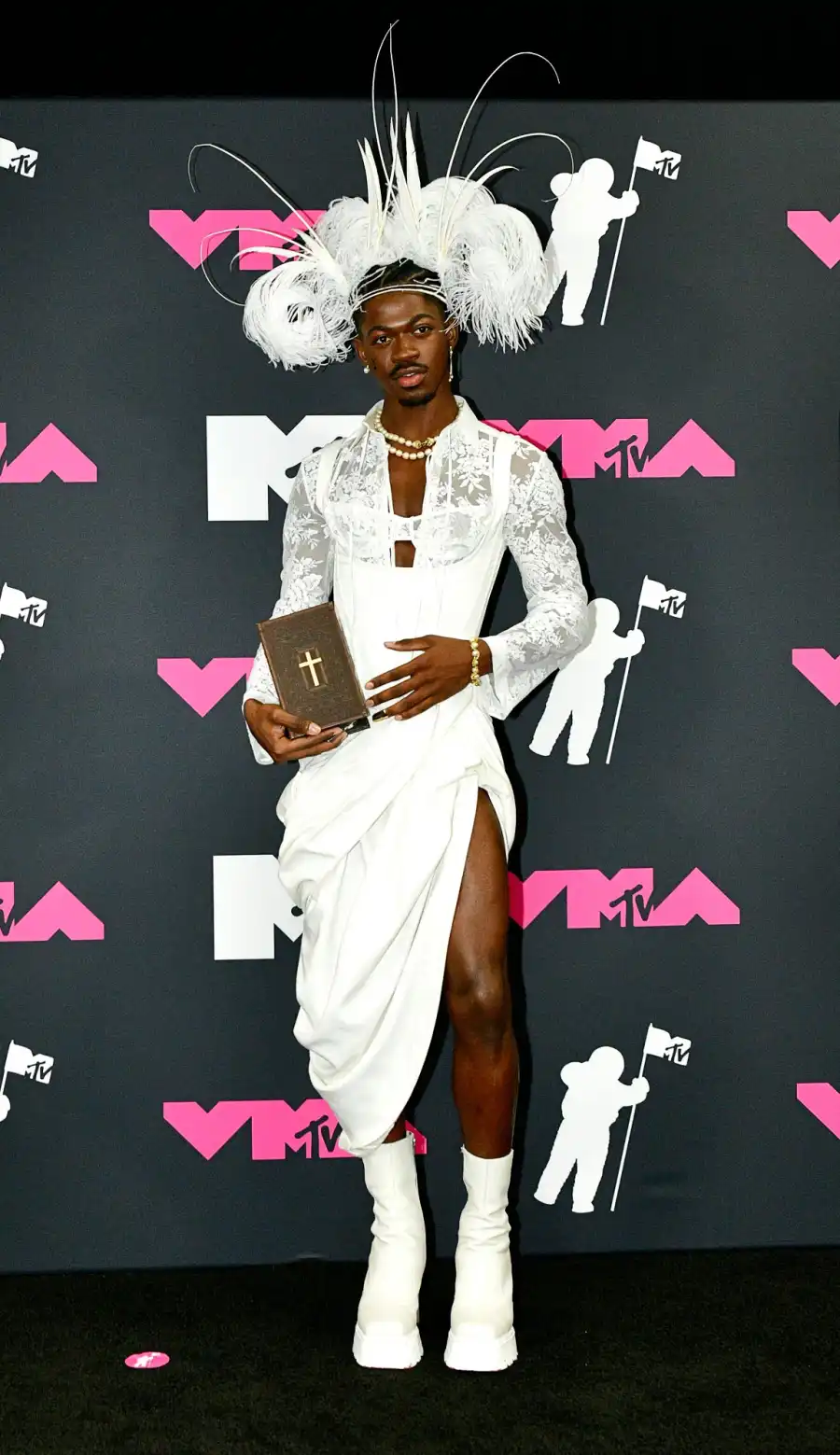 VMA 2023 Red Carpet Press Room 509 Lil Nas X