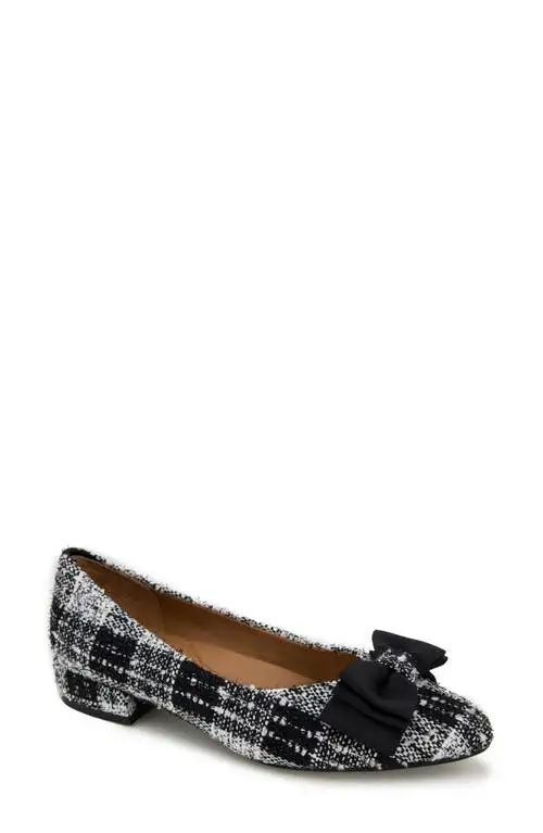GENTLE SOULS BY KENNETH COLE Atlas Flat in Black/White Fabric at Nordstrom, Size 9.5
