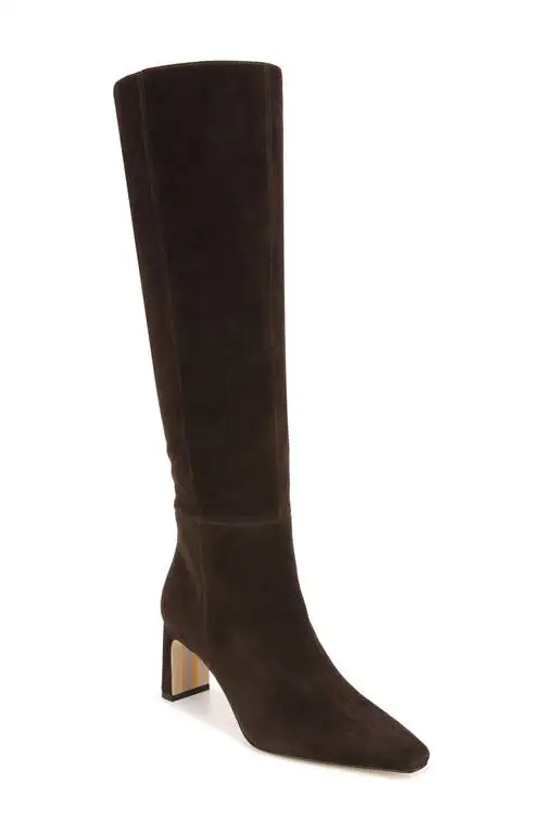 Sam Edelman Sylvia Knee High Boot in Chocolate Brown at Nordstrom, Size 7
