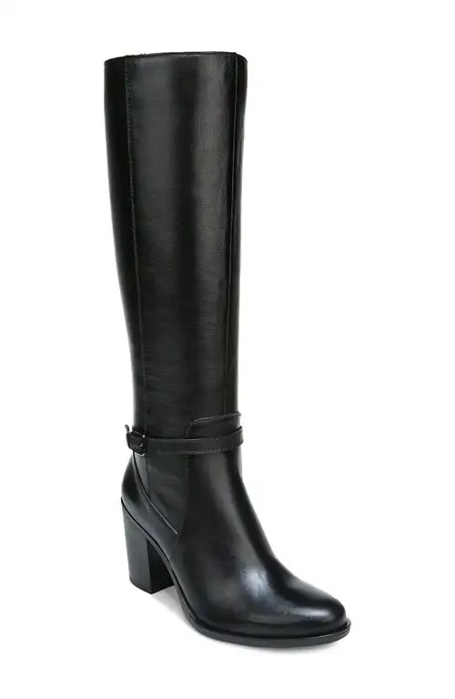 Naturalizer Kalina Boot in Black Leather at Nordstrom, Size 9 Regular Calf
