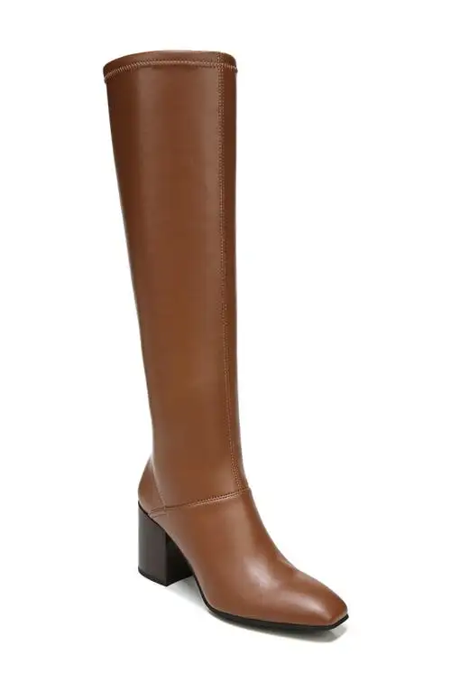 Franco Sarto Tribute Block Heel Knee High Boot in Saddle at Nordstrom, Size 6