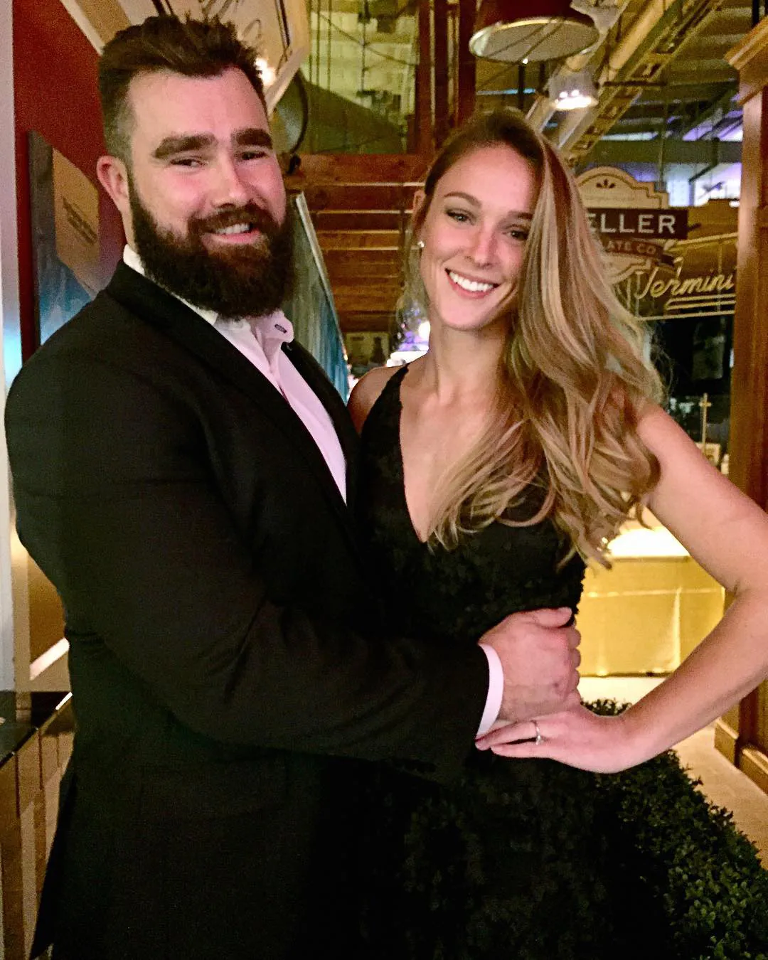 Jason Kelce Got 'Too Drunk&rsquo; on 1st Date With Wife Kylie, Was &lsquo;Fireman-Carried&rsquo; Replica Luxury Handbag by Beau Allen