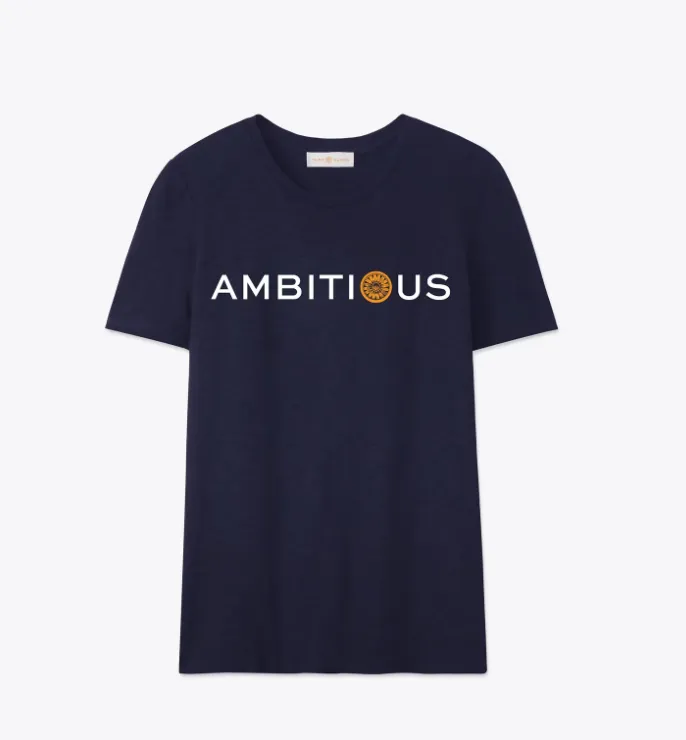 tory burch embrace ambition t-shirt