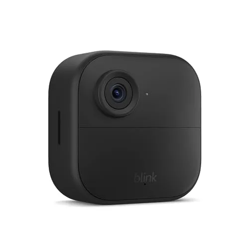 All-New Blink Outdoor 4 (4th Gen) &mdash; Wire-free smart security camera, two-year battery life, two-way audio, HD live view, enhanced motion detection, Works with Alexa &ndash; 1 camera system