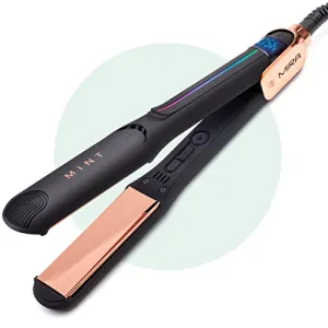 MINT MIRA Titanium Flat Iron Hair Straightener