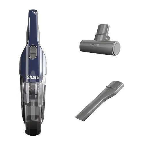 Shark CH701 Cyclone PET Handheld Vacuum with PetExtract Hair, 8" Crevice Tool, HyperVelocity Suction, Navy Blue/Grey