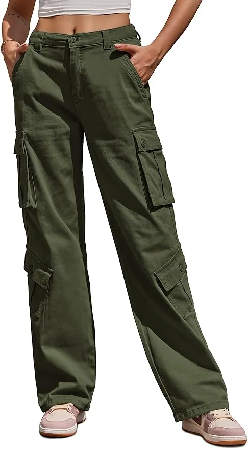green cargo pants