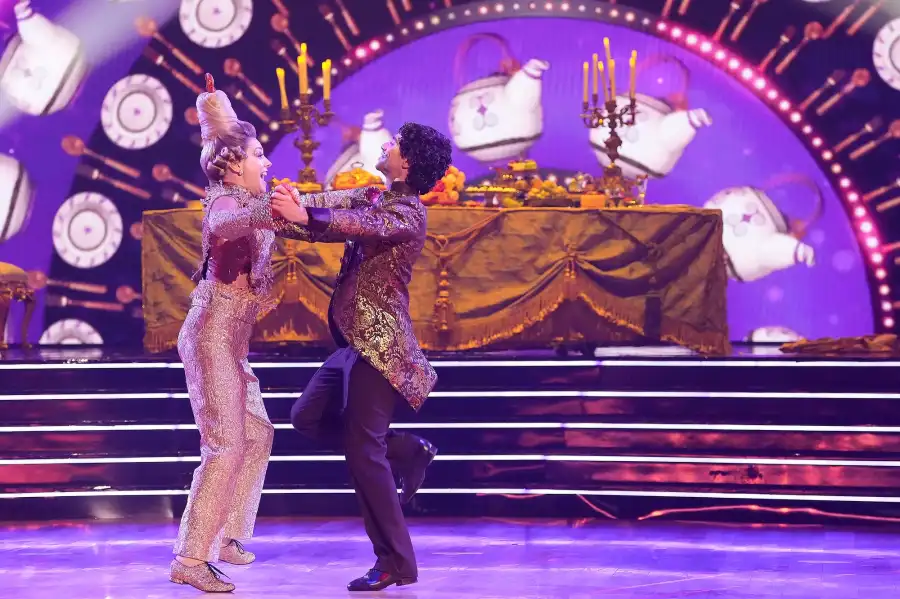 Alyson Hannigan and Sasha Farber Dancing With the Stars Celebrates 100 Years of Disney