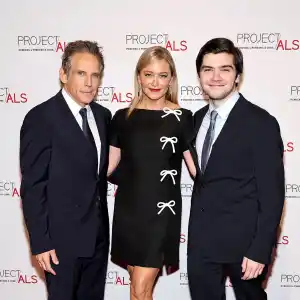 Ben Stiller and Christine Taylor Step Out with Son Quinlin 539