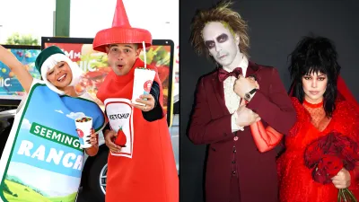 Feature Sarah Hyland, Wells Adams, Travis Barker, Kourtney KardashianBest Halloween costumes