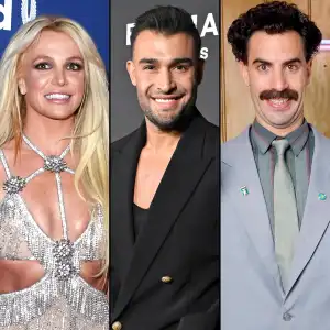 Britney Spears’ Ex Sam Asghari Says He Wants to Sleep With Borat, Brags About His ‘Great’ Ass