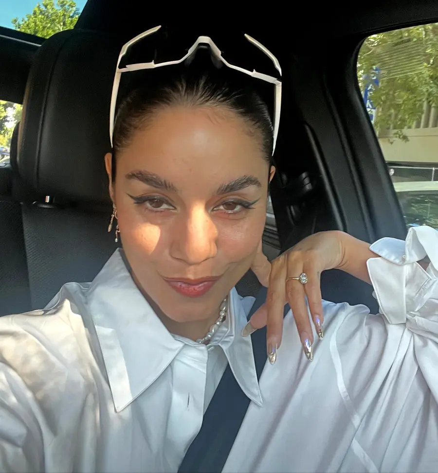 Vanessa Hudgens Celebs With Out of the Box Nail Designs