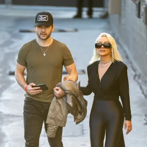 Christina Aguilera Fiance Matthew Rutler Supports Her With Rare Appearance