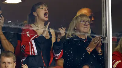 Donna Kelce Sports Taylor Swift-Inspired Bracelets at Chiefs Game