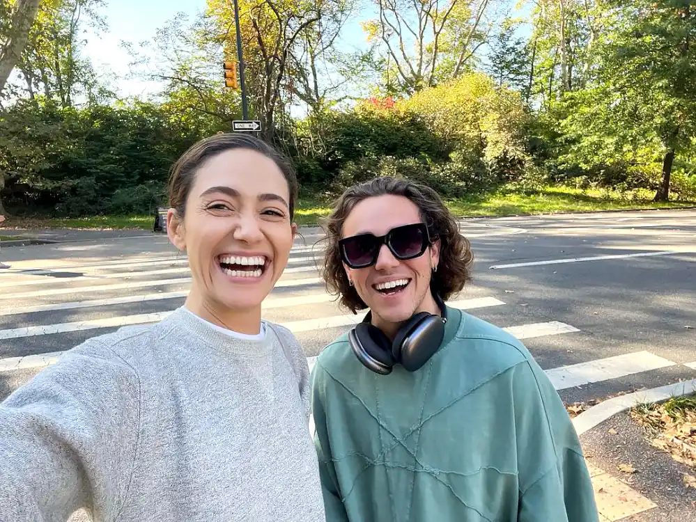 Emmy Rossum Has a Joyful Reunion With &lsquo;Shameless&rsquo; Costar Ethan Cutkosky