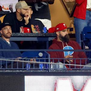 Championship Series - Arizona Diamondbacks v Philadelphia Phillies - Game One, Travis and Jason Kelce