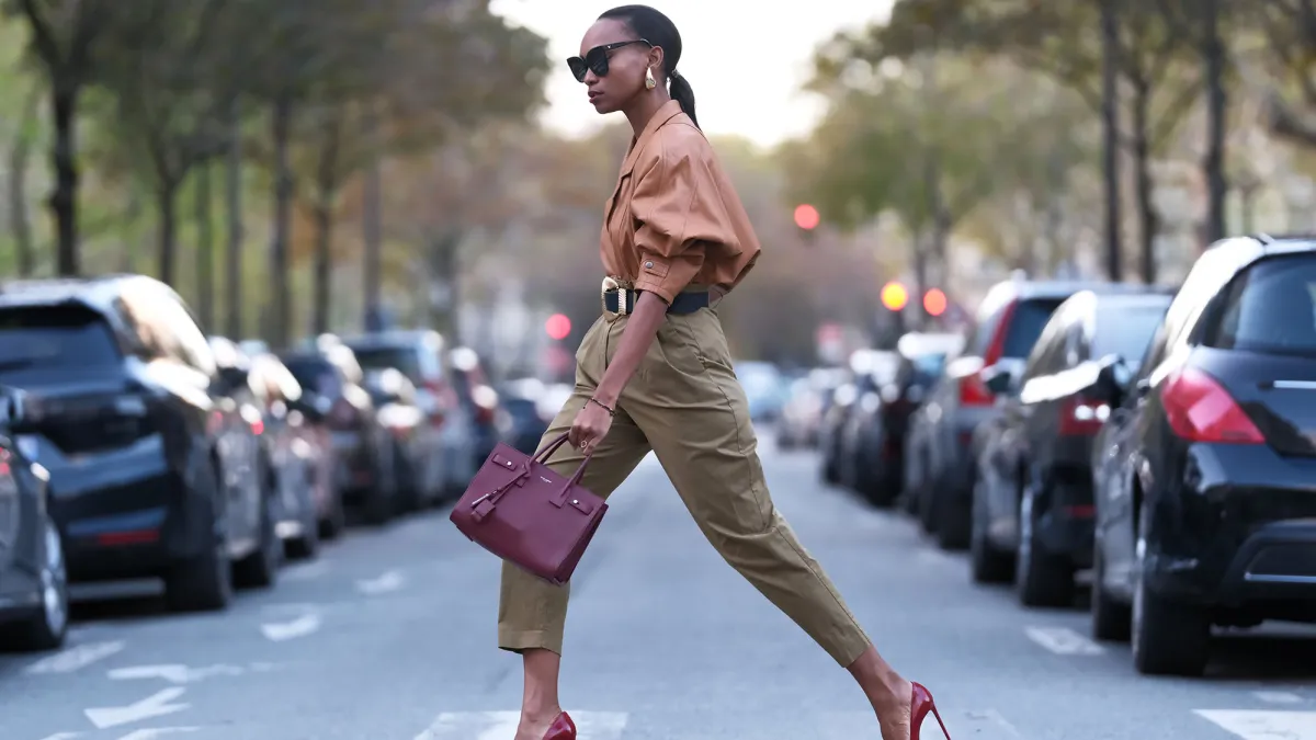Picture from Paris Fashion Week with a fashionable, fabulous woman