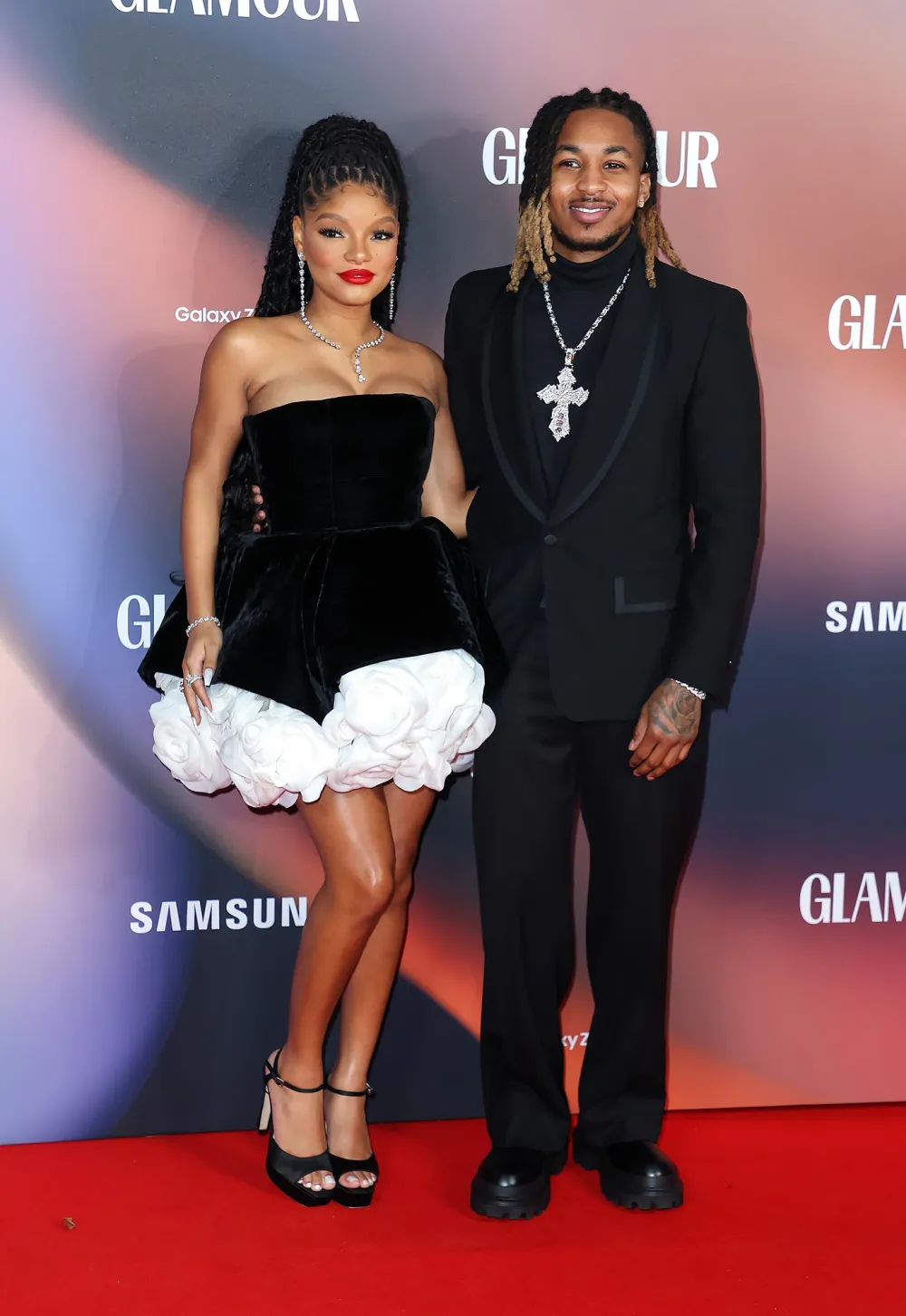 Halle Bailey and DDG Nail Janet Jackson-Tupac &lsquo;Poetic Justice&rsquo; Halloween Costumes, and Janet Approves 1