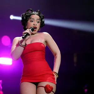 Ice Spice Channels Betty Boop for Halloween