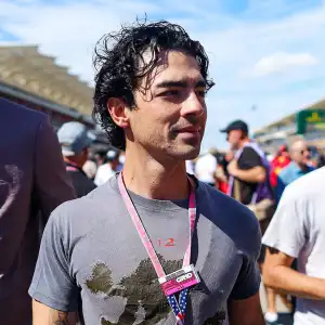 Joe Jonas Relaxes With Friends at Formula 1 Race After Custody Battle