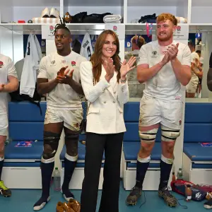 Kate Middleton Pairs Zara With Chanel to the Rugby World Cup
