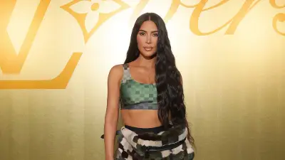 Kim Kardashian Leaves Little to the Imagination in Tiny Bra