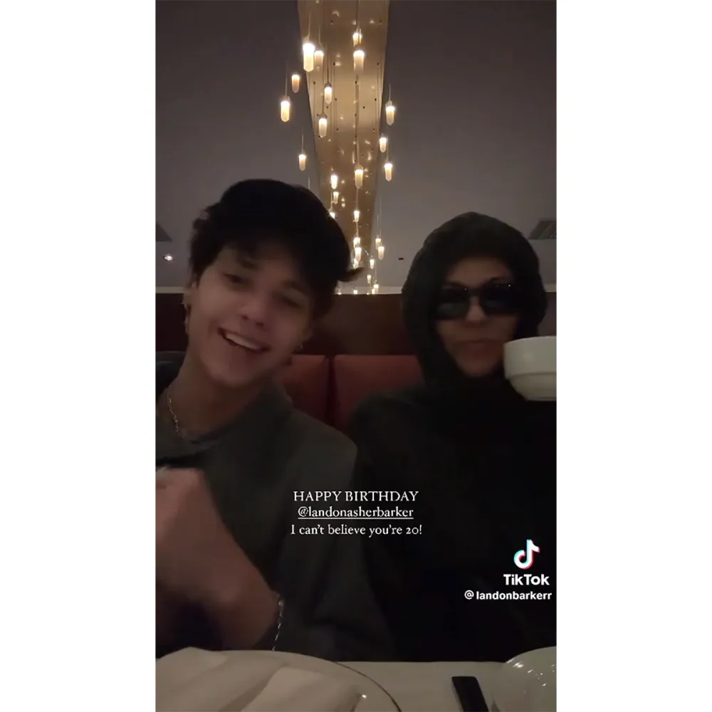 Kourtney Kardashian Celebrates Landon Barker Birthday With Throwback Photo Featuring Son Mason 3