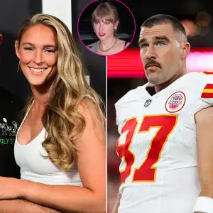 Kylie Kelce Told Travis Kelce to Fall in Love While Rocking His Mustache — and Then He Met Taylor Swift 259