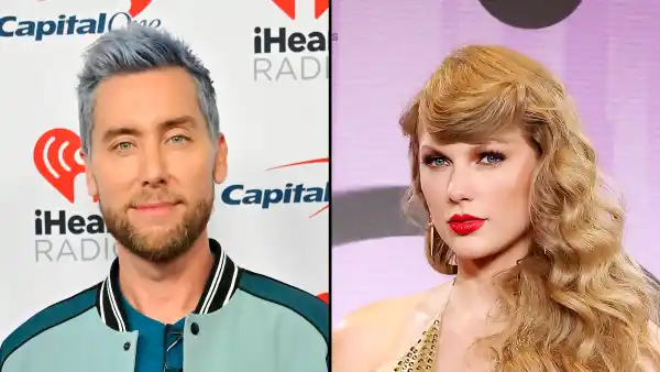 Lance Bass Holds up Not Taylor Swift Sign at NFL Game in Los Angeles