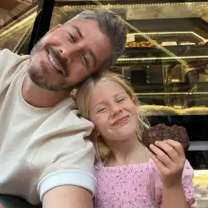 Arie Luyendyk with daughter Alessi