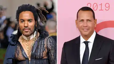 Lenny Kravitz Gave Alex Rodriguezs Daughter a Piano When She Was 4