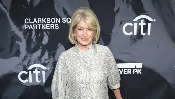 Martha Stewart Shows Off Her Legs in High-Slit Metallic Dress FEAT