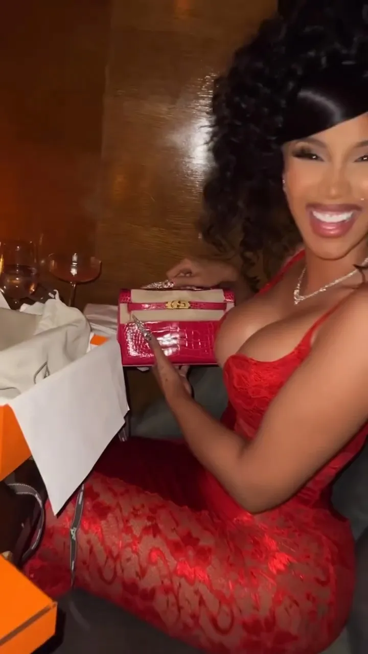 Offset Gifts Cardi B 3 Birkin Bags for Her 31st Birthday &mdash; Spending Over $300K 362