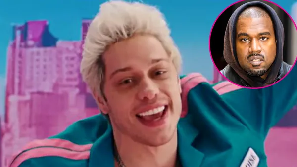 Pete Davidson Hints He 'Can't Say' Kanye West's Name During 'SNL' Version of 'Barbie' Ballad