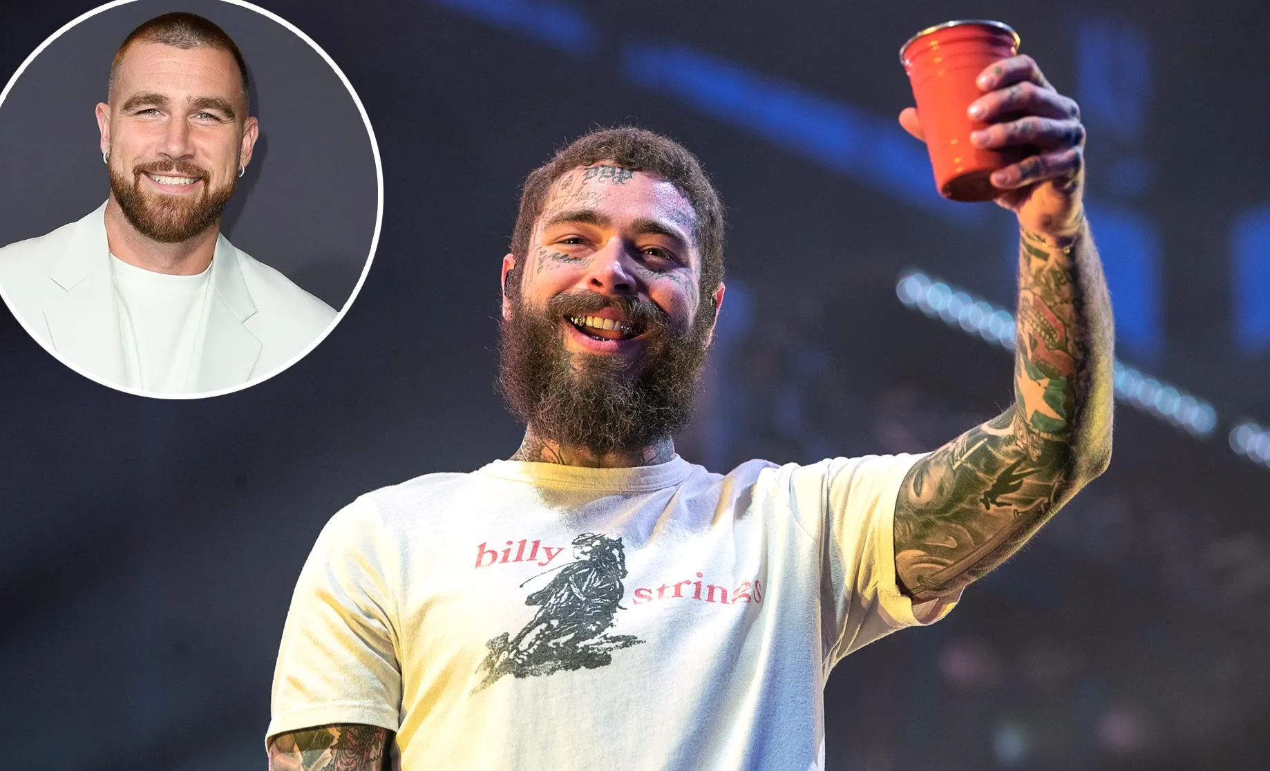 Post Malone Got a Kansas City Chiefs Tattoo As Punishment for Losing Beer Pong with Travis Kelce 441