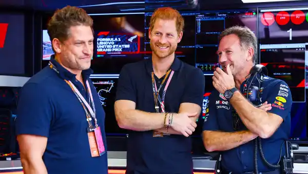 Prince Harry Attends the Formula 1 U.S. Grand Prix in Texas