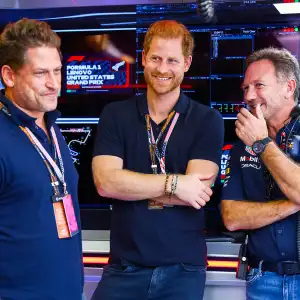 Prince Harry Attends the Formula 1 U.S. Grand Prix in Texas