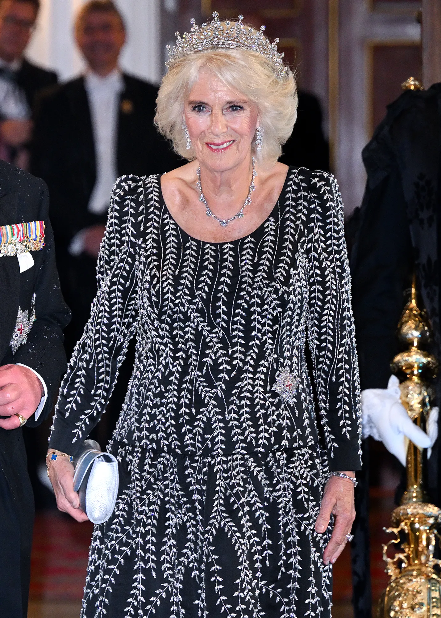 Queen Camilla Stuns in Queen Elizabeth II’s Girls of Great Britain and Ireland Tiara